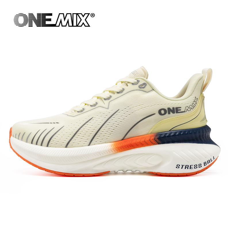 Women Shoes Qc - ONEMIX Witte Road Loopschoenen voor Heren