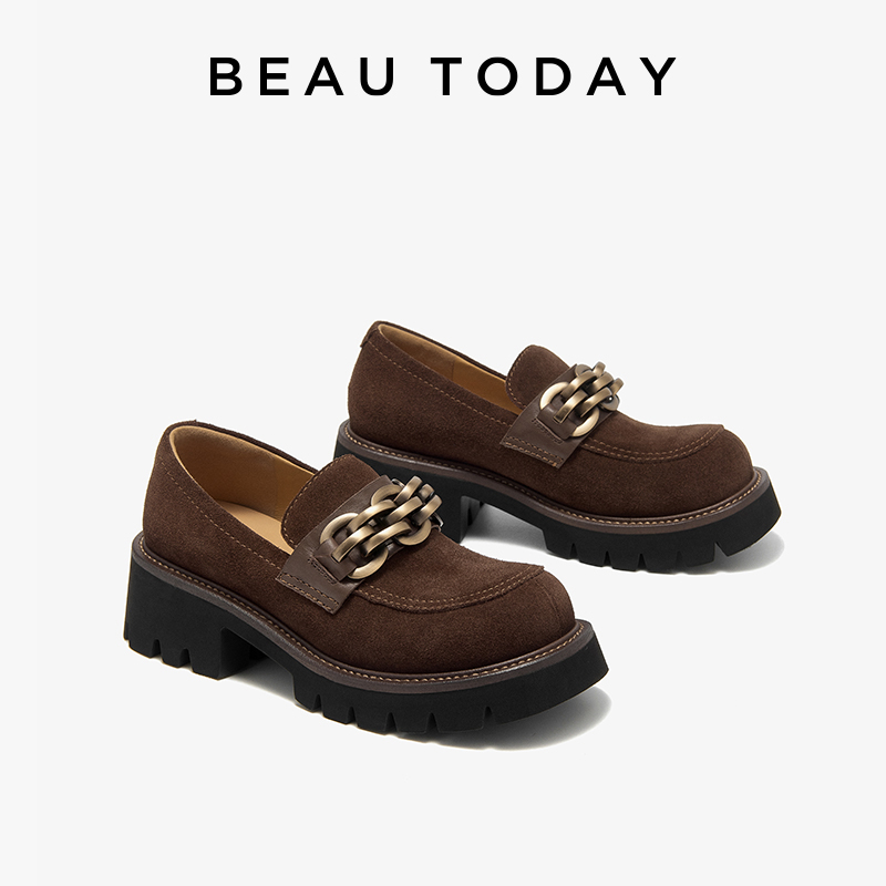 Women Shoes Ysl - BEAUTODAY Vintage Loafers Vrouwen Koe Suede