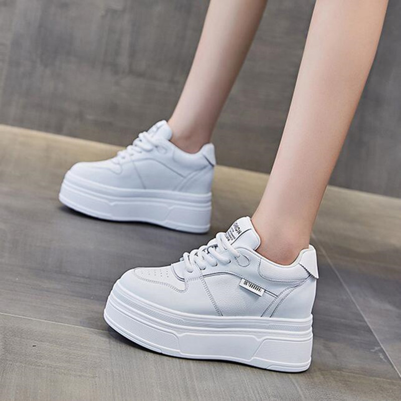 Platform Sneakers Chunky - 9 CM Echt Leer NIEUWE Merk
