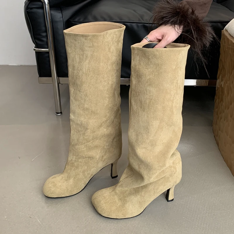 Women Shoes Zara - Eilyken Winter Street Style Ronde Neus