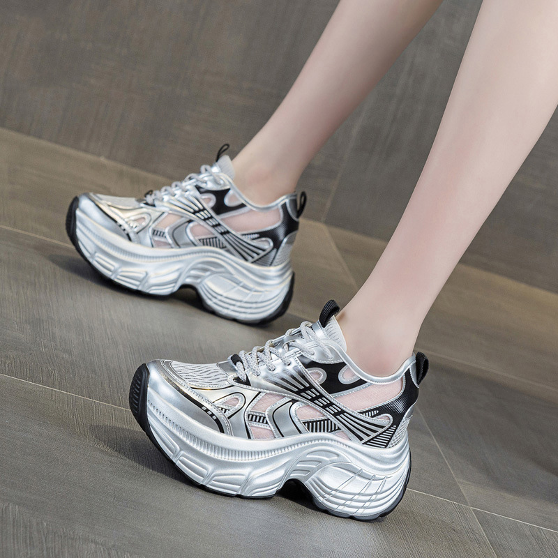 Platform Sneakers Chunky - 8 cm verborgen hoogteverhogende platform sneakers