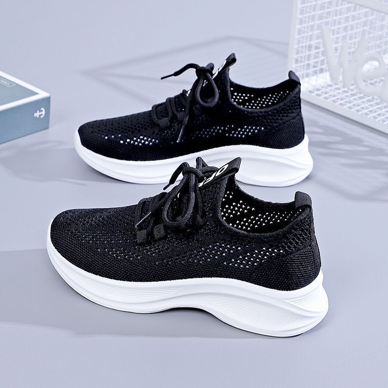 Women Shoes Qc - Zomerse Hollow Mesh Dames Sneakers Ademend