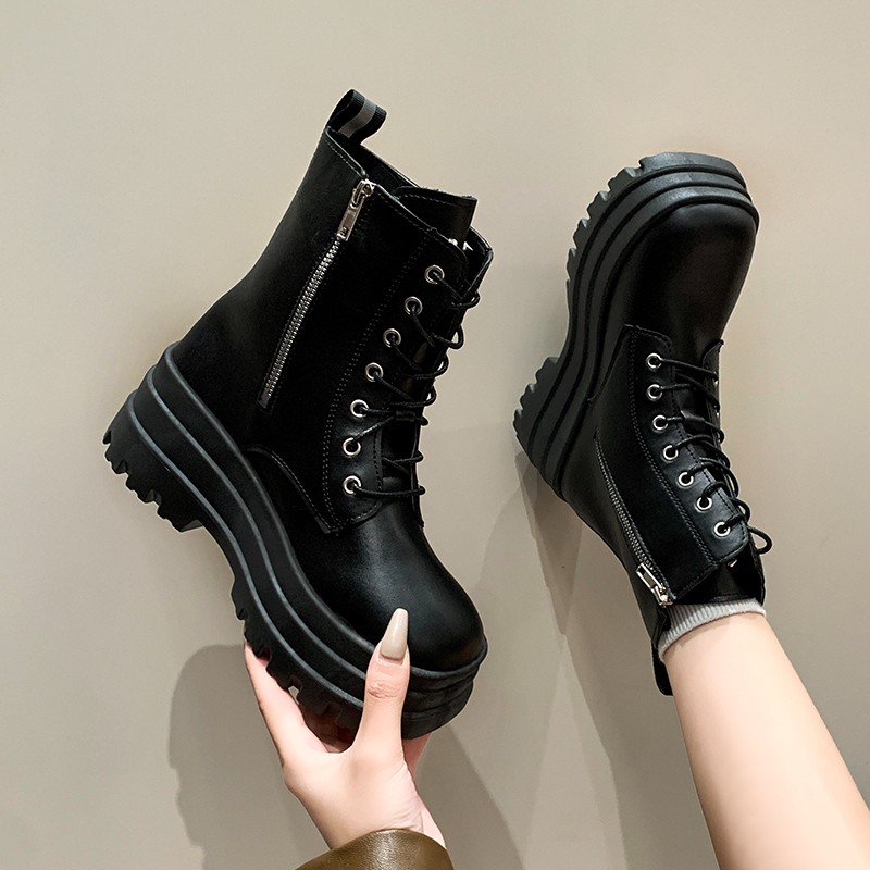 Sock Boot Women - Herfst/Winter Nieuwe Platform Enkele Laarzen Met