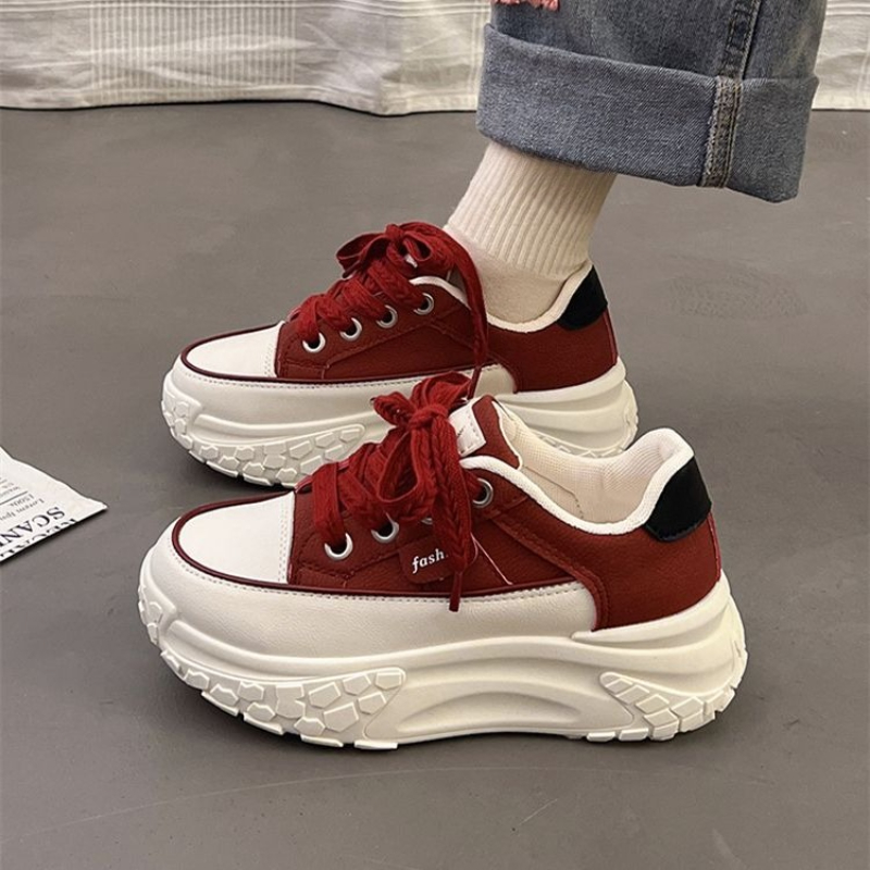 Platform Sneakers Chunky - Lente dikke witte sneakers voor dames