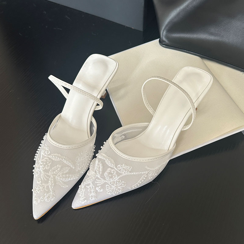 Women Shoes Brand - 2026 Elegante Slingback Sandalen Vrouwen Dunne