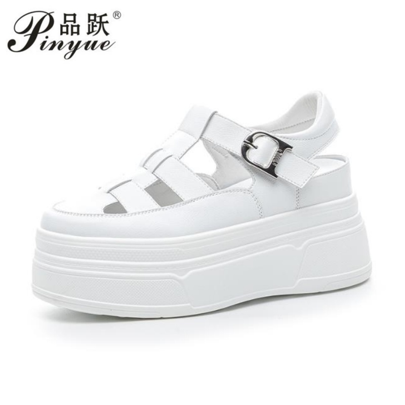 Women Shoes Sneakers - 8.5 cm Holle Volledige Koe Lederen