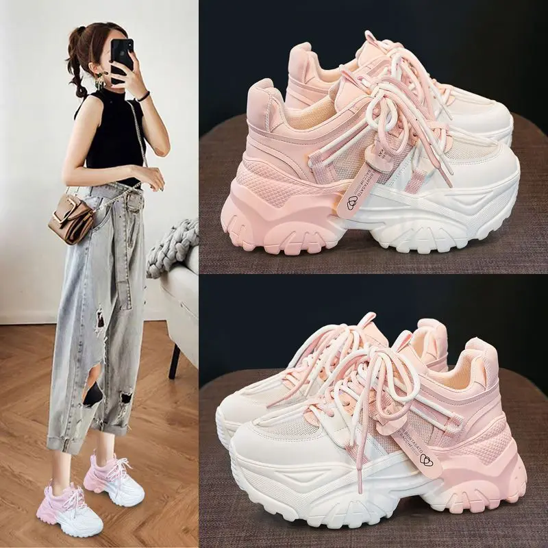 Women'S Shoes For Tennis - Damesschoenen Casual schoenen Lente Sneakers Platform
