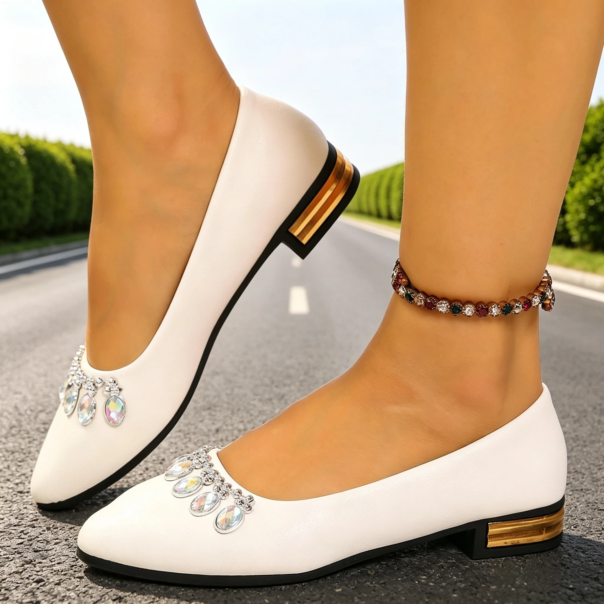 Loafer Flat Women - Dames Flats Pointed Toe Balletschoenen Plus