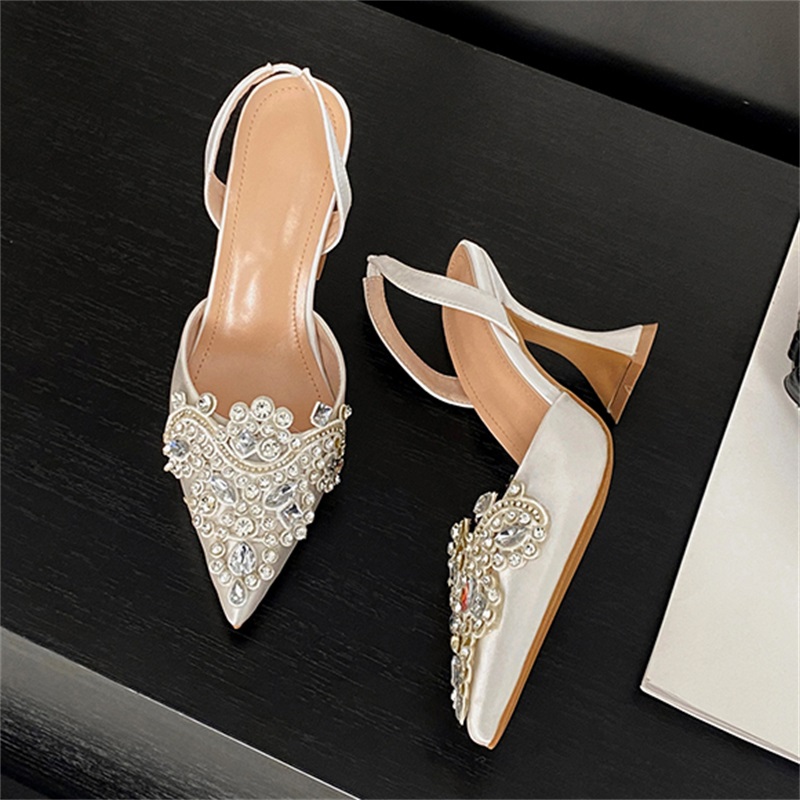 Women Shoes Zara - Eilyken Lente Kristal Diamant Slingback Vrouwen
