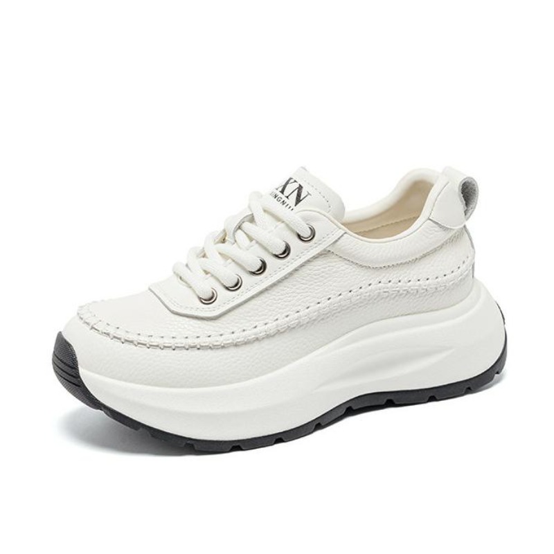 Platform Sneakers Chunky - 2026 Mode Dames Casual Sneakers Effen