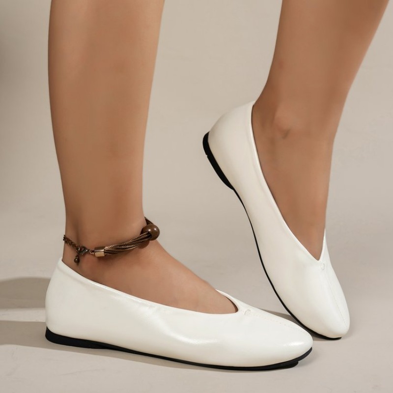 Women Shoes Wedges - Comfortabele schoenen met ronde neus, ondiepe