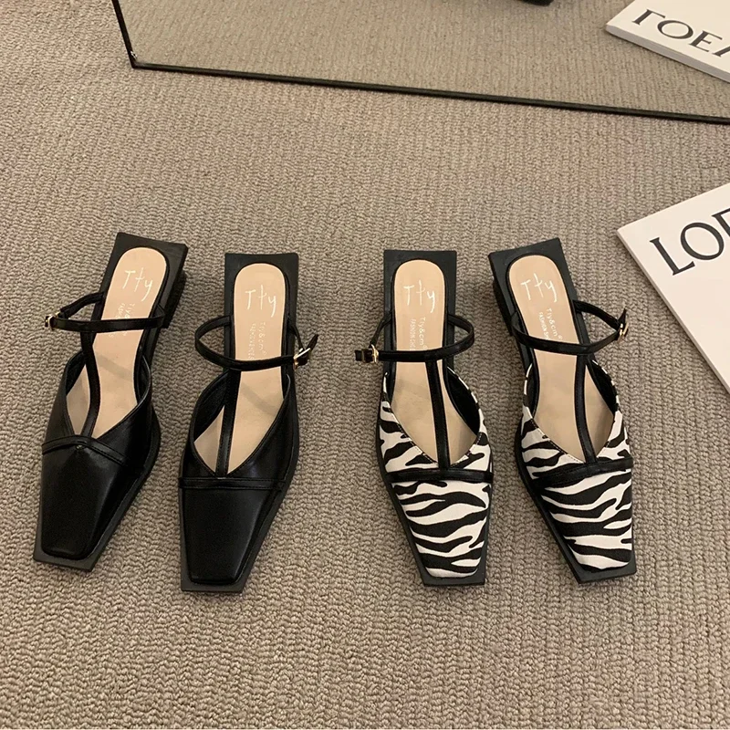 Women Shoes Zara - 2024 Zomer Vrouwen Muiltjes Slipper Mode