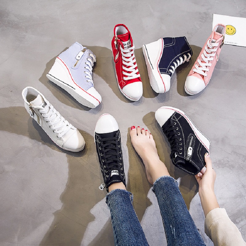 Women'S Shoes Water Resistant - Lente en herfst nieuwe waterdichte canvas