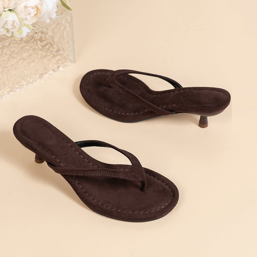 Women Shoes Formal - Nieuwe imitatie suède sandalen met hoge