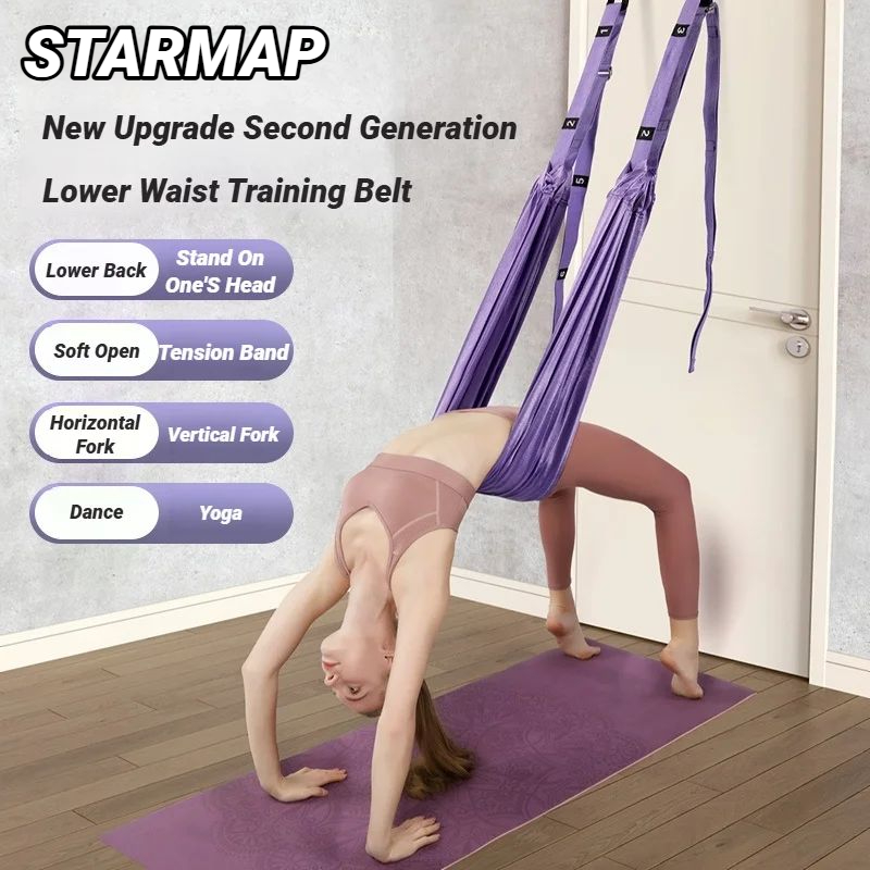 Women Shoes Qc - Verstelbare Aerial Air Yoga Strap Trekkoord