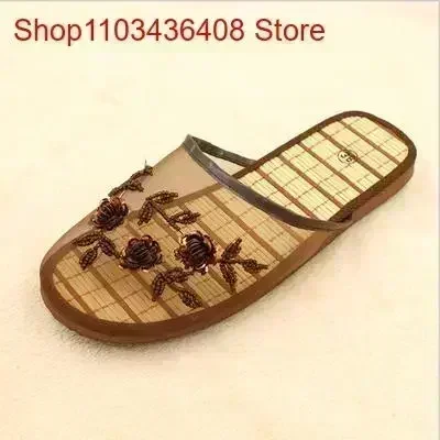 Loafer Flat Women - Dames Stijlvolle Bloemenpantoffels Flats Flip Flop