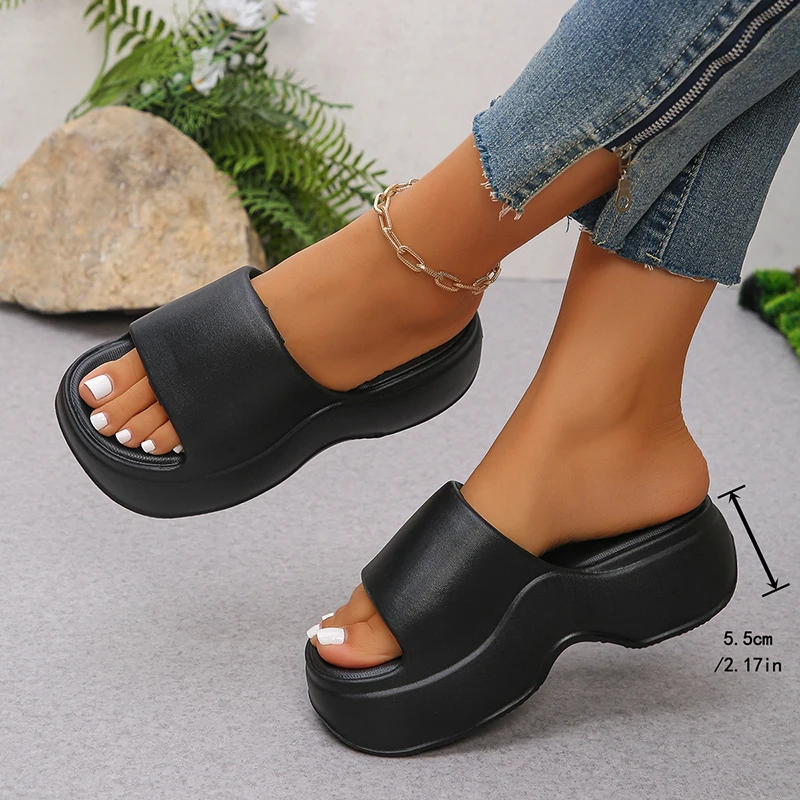 Chunky Platform Slippers voor  - Women Shoes Wedges recensie en prijs