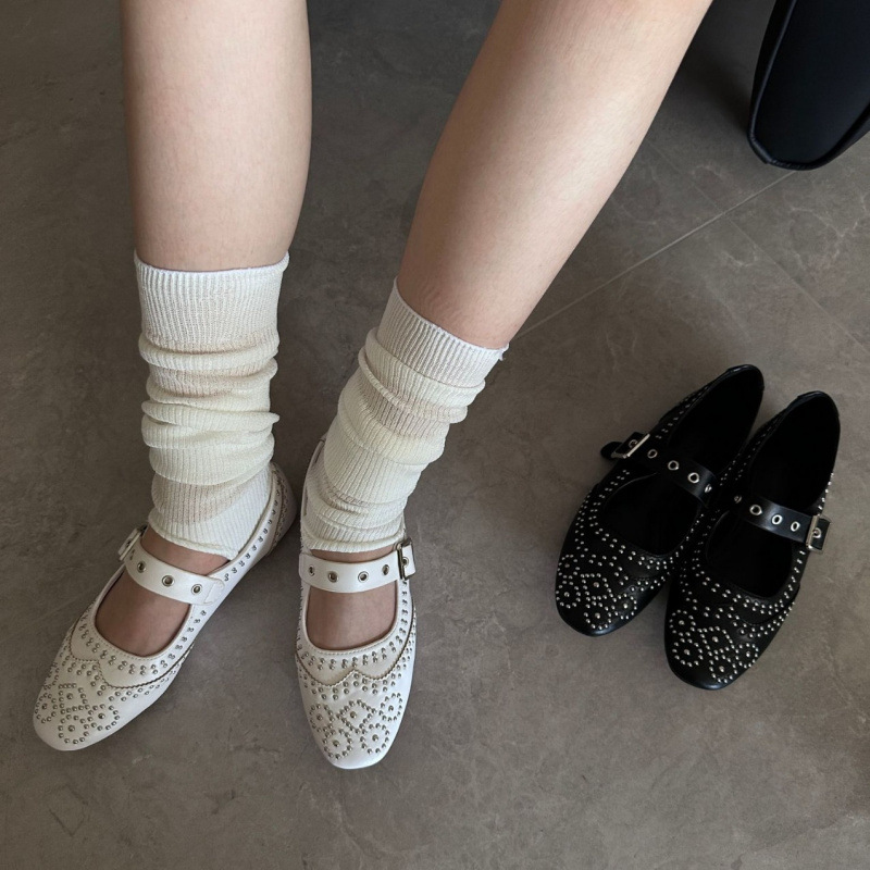 Retro Klinknagel Gesp Ontwerp  - Women Shoes Brand recensie en prijs