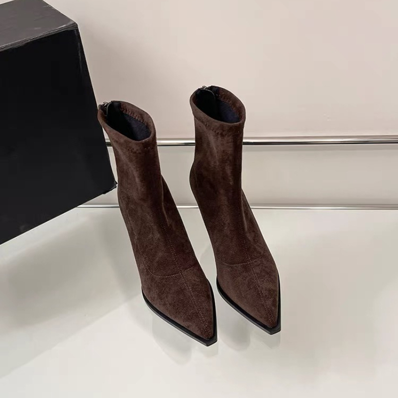 Puntige dames enkellaarsjes me - Sock Boot Women recensie en prijs