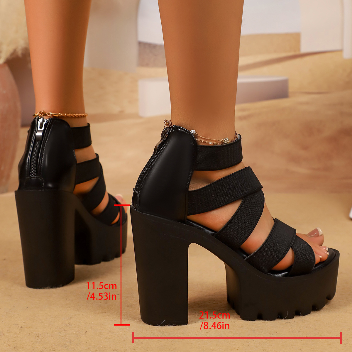 Punkstijl dikke hoge hakken pl - Platform Sneakers Chunky recensie en prijs