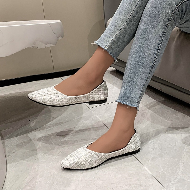 Grote Maat Enkele Schoen Dames - Pointed Toe Flat recensie en prijs