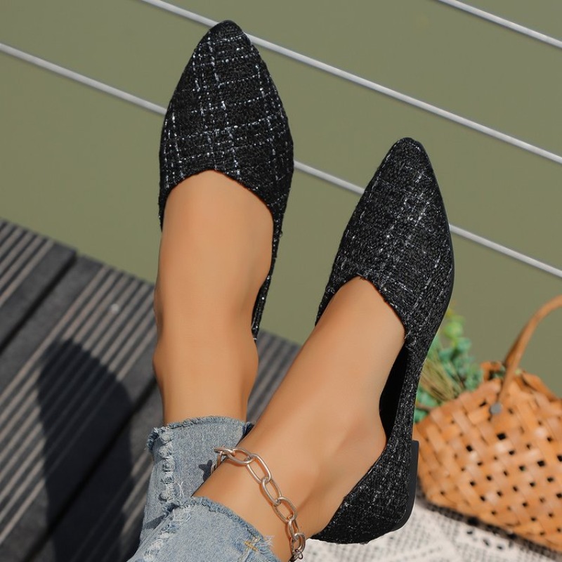 Grote Maat Enkele Schoen Dames - Pointed Toe Flat recensie en prijs