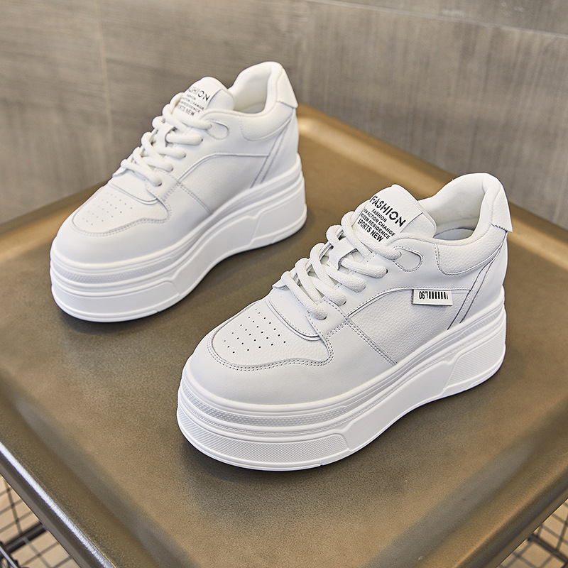9 CM Echt Leer NIEUWE Merk Des - Platform Sneakers Chunky recensie en prijs
