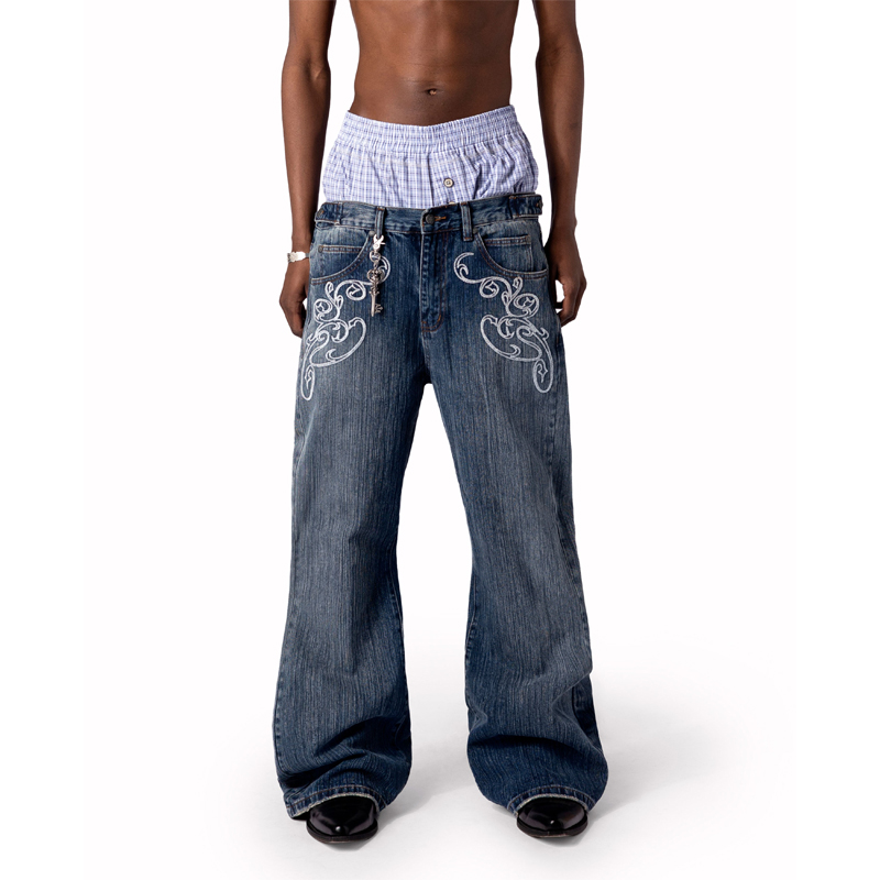 Y2k blauwe opening bootcut jea - Women Shoes Jeans recensie en prijs