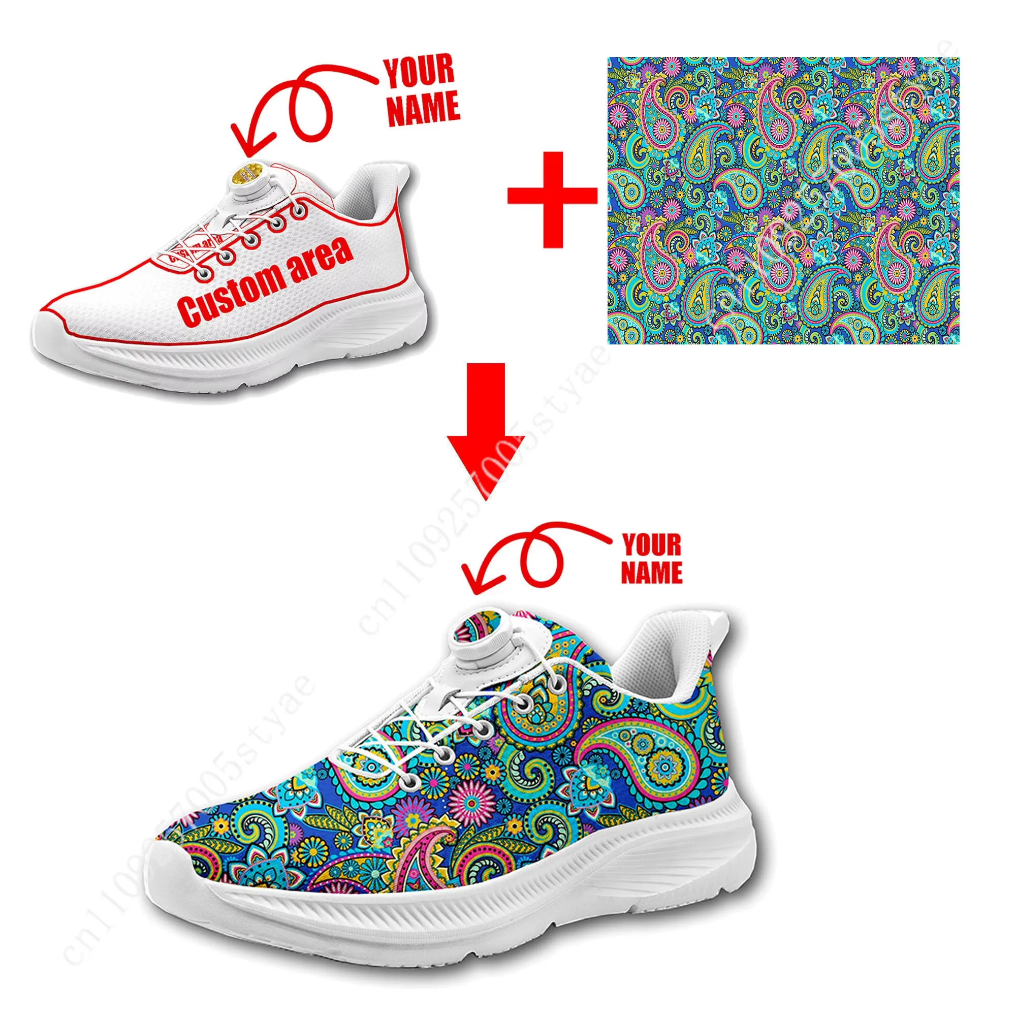 Boheemse Mandala bloemenprint  - Women Shoes Sneakers recensie en prijs