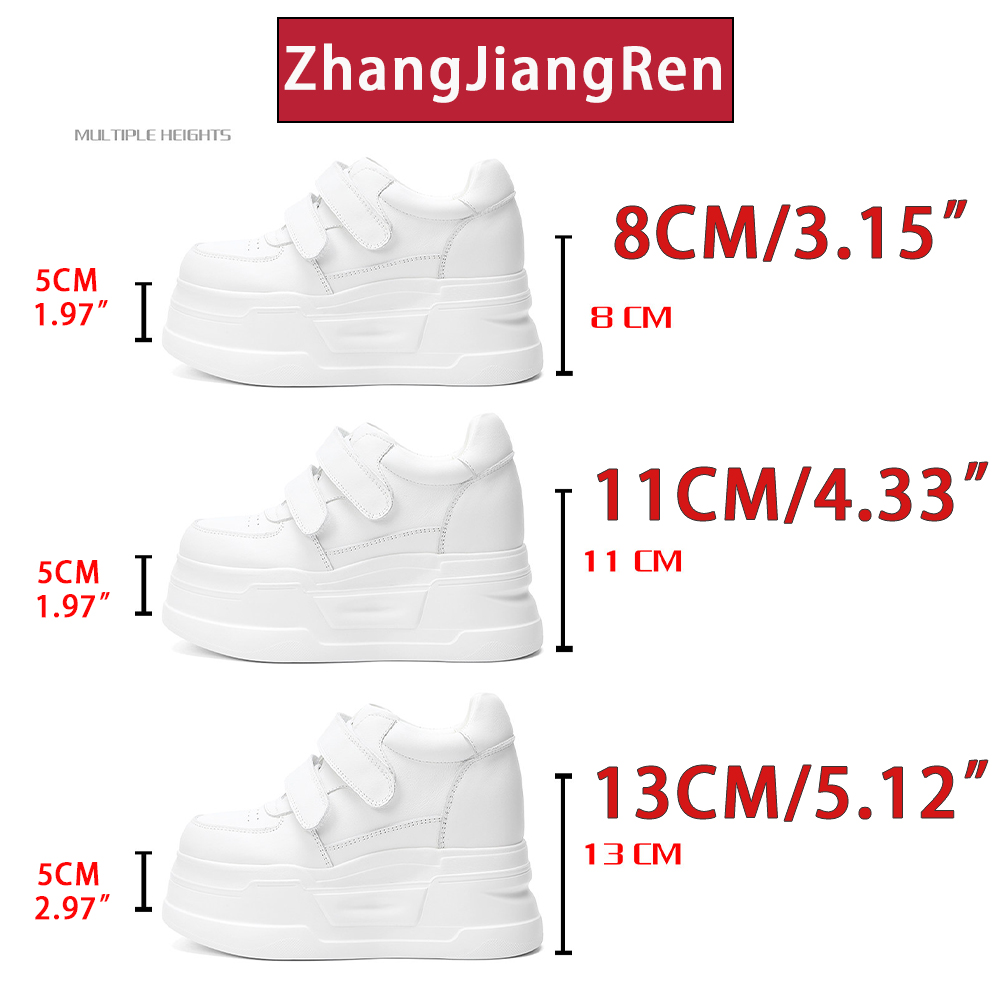 ZJR 8-13cm Dames Inner Lift Sc - Platform Sneakers Chunky recensie en prijs