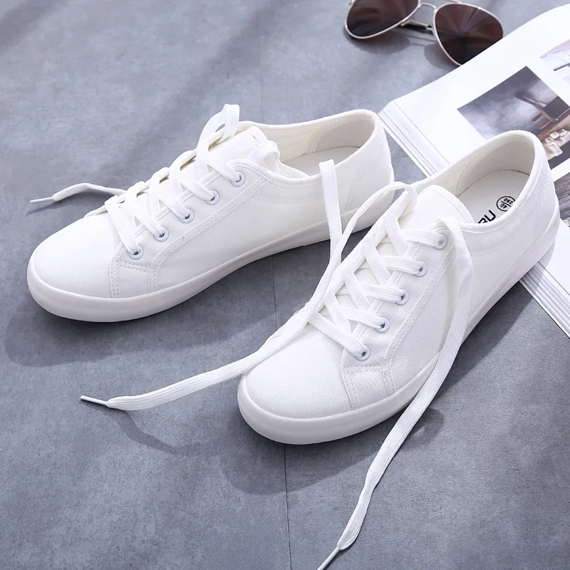 Wit Paar Canvas Schoenen Zomer - Women'S Shoes Water Resistant recensie en prijs
