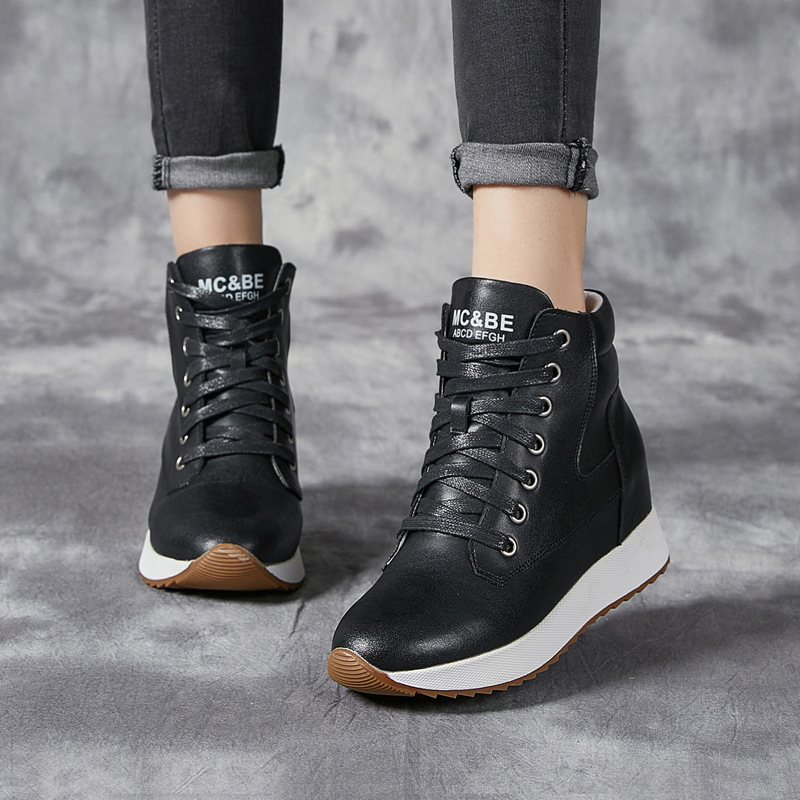 7 Cm Echt Leer Vrouwen Enkella - Platform Sneakers Chunky recensie en prijs