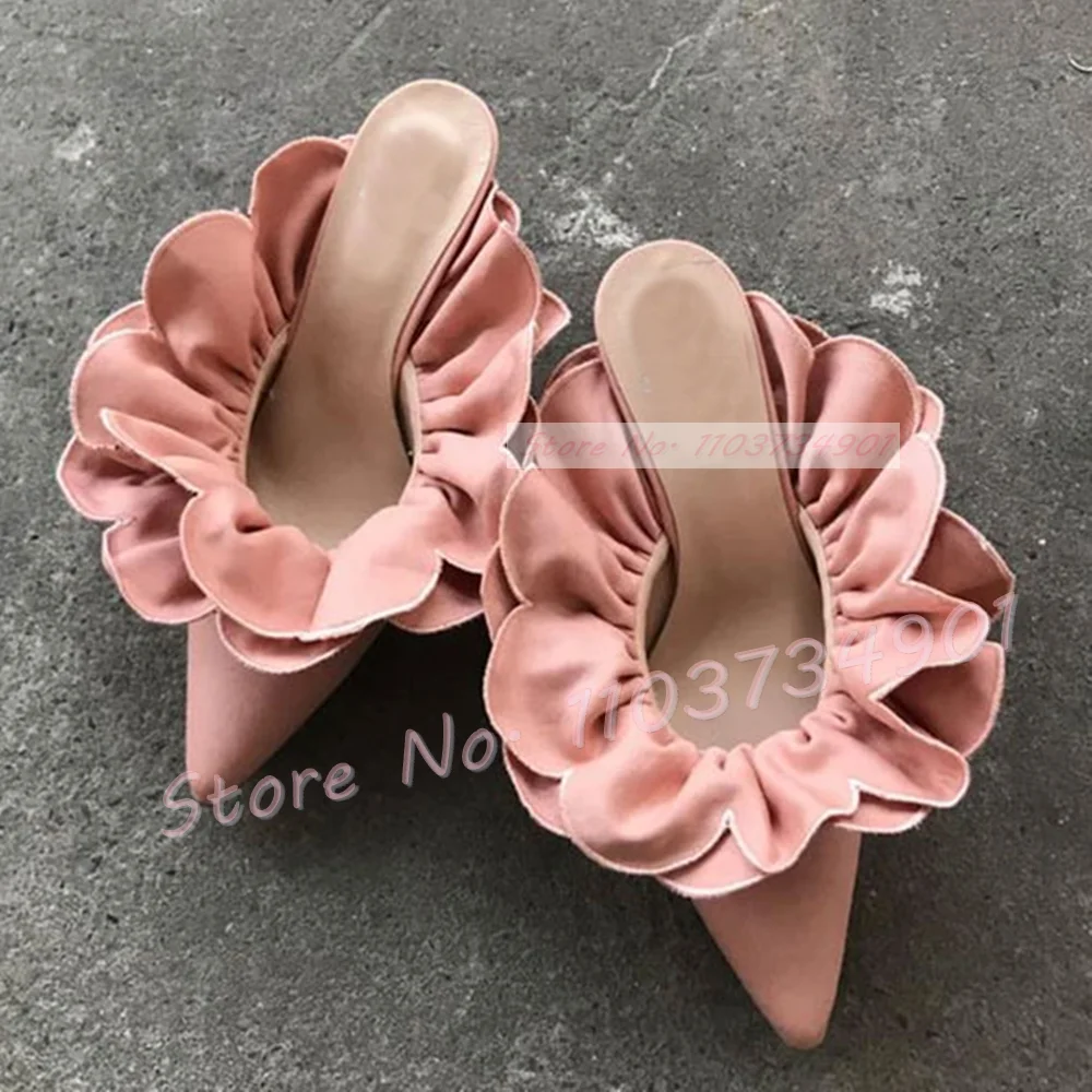 Witte Bloem Satijn Puntige Neu - Women Shoes Zara recensie en prijs