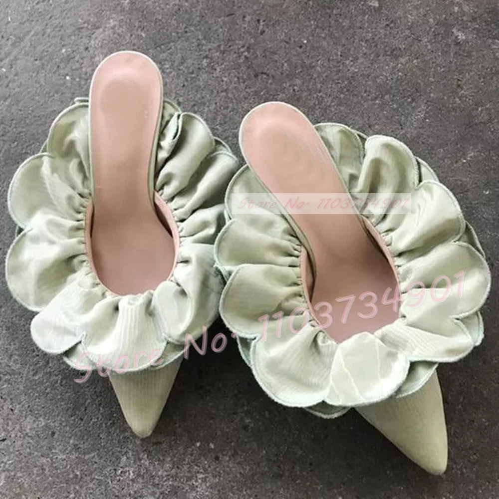 Witte Bloem Satijn Puntige Neu - Women Shoes Zara recensie en prijs