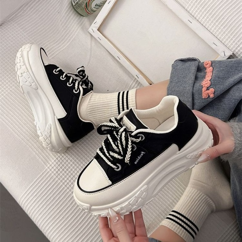 Lente dikke witte sneakers voo - Platform Sneakers Chunky recensie en prijs