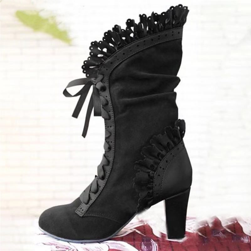 Vrouwen Kant Vrouwen Hoge Hak  - Women Shoes Jeans recensie en prijs