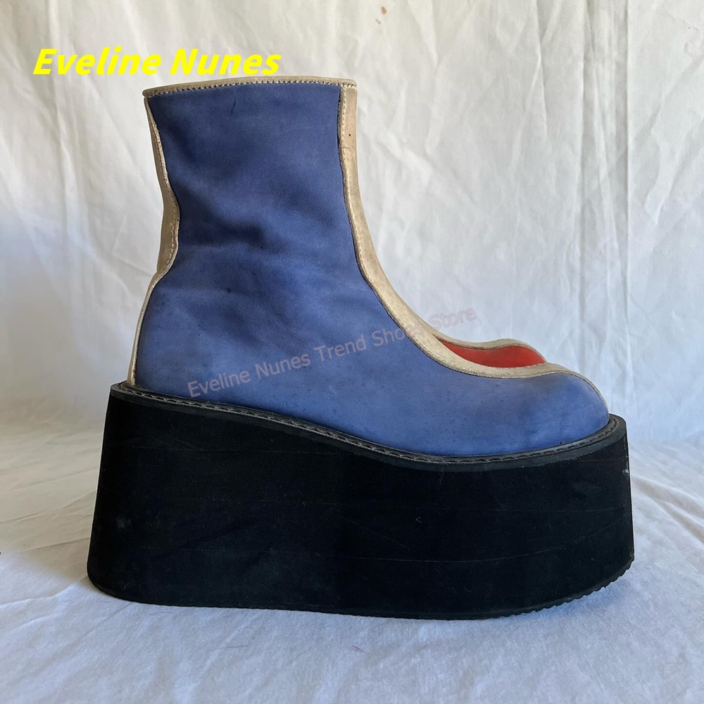 Y2K Rood Blauw Platform Enkell - Women'S Shoes Y2K recensie en prijs