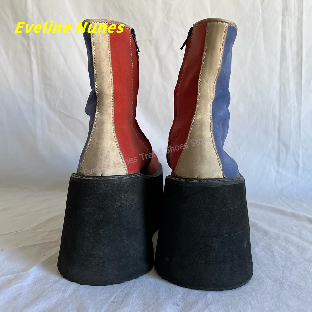Y2K Rood Blauw Platform Enkell - Women'S Shoes Y2K recensie en prijs