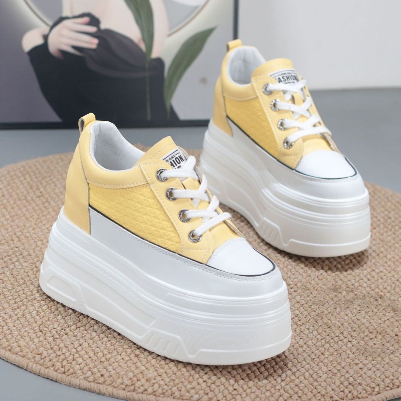 2026 Nieuwe 10CM Echt Lederen  - Platform Sneakers Chunky recensie en prijs