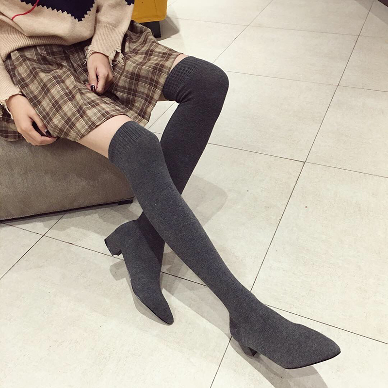 Zwarte lage hakken dames stret - Sock Boot Women recensie en prijs