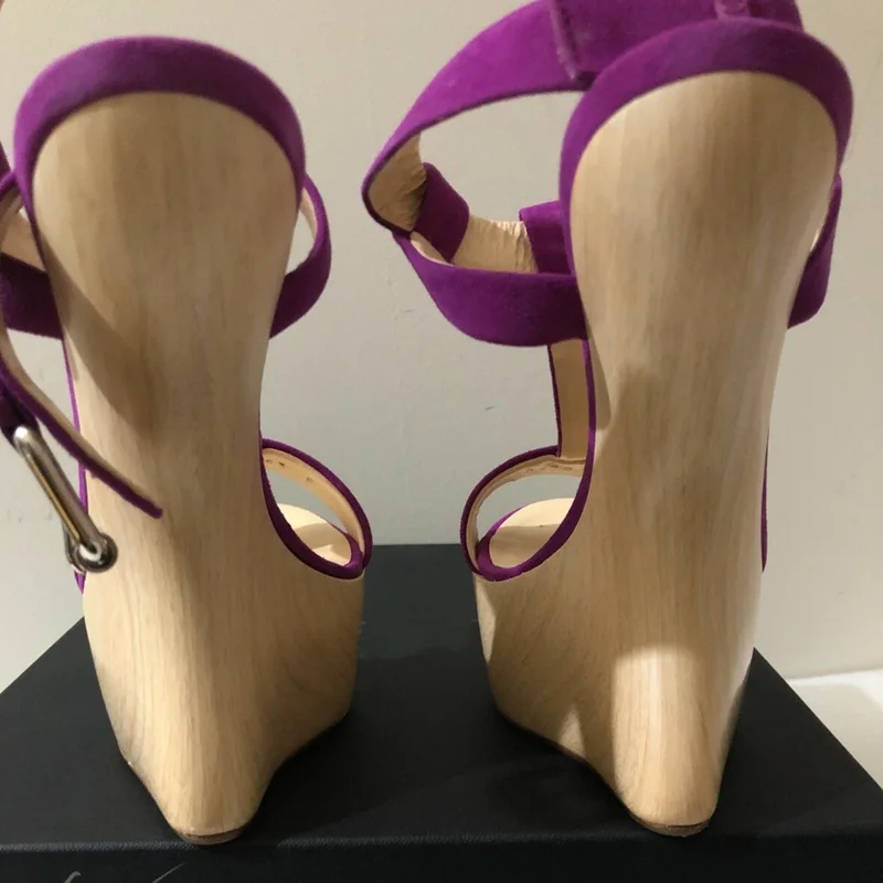 Houtnerf hoefhakken groene suè - Kids Shoes Women recensie en prijs