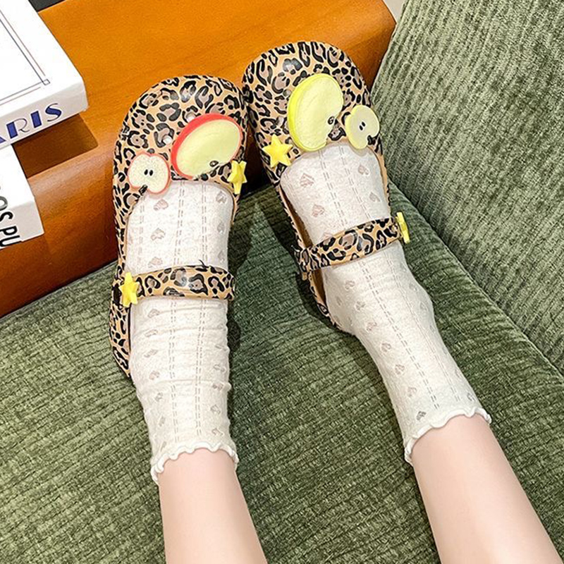 Retro Luipaardprint Ballet Hol - Women'S Shoes Water Resistant recensie en prijs