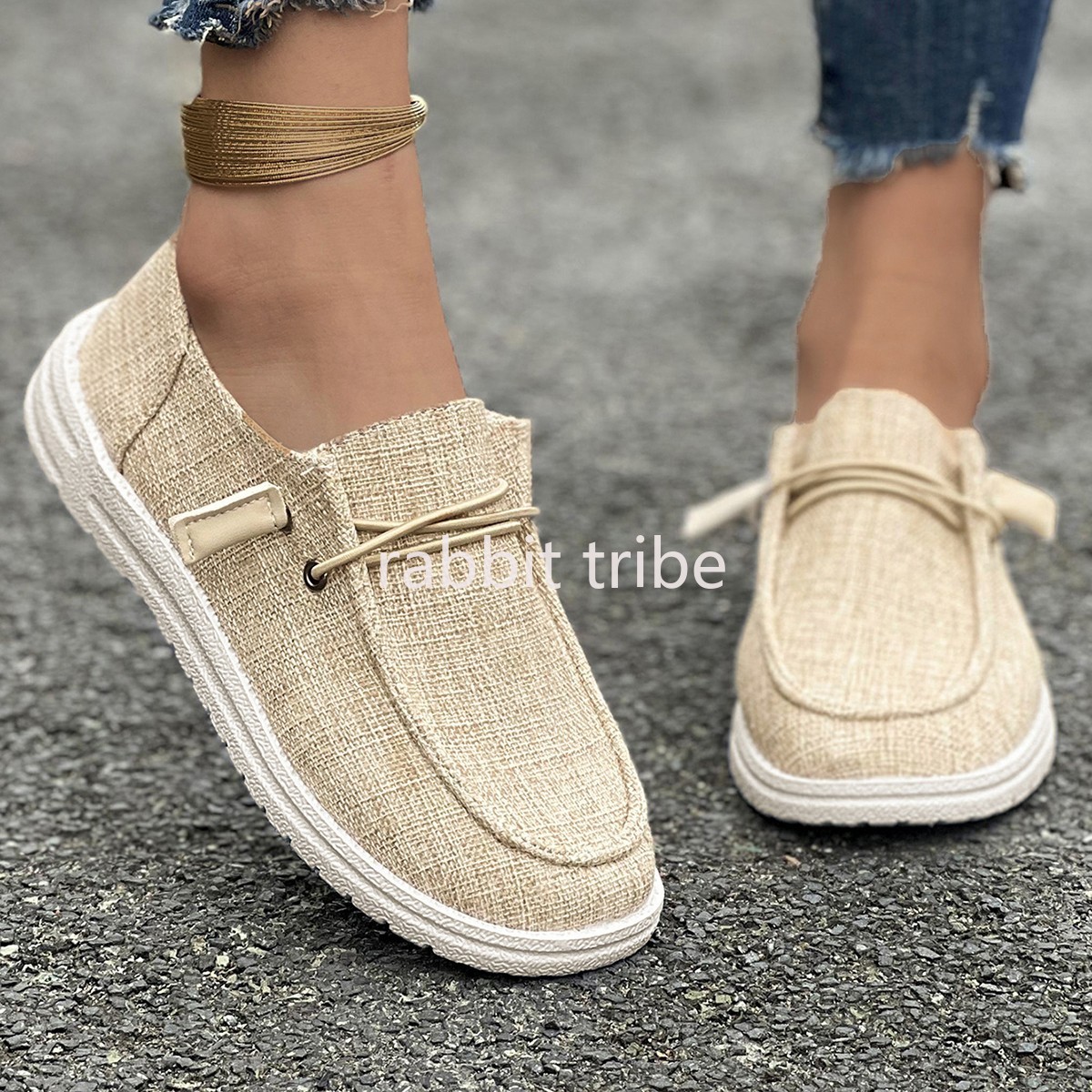 2026 Nieuwe Modieuze Canvas Ca - Loafer Flat Women recensie en prijs