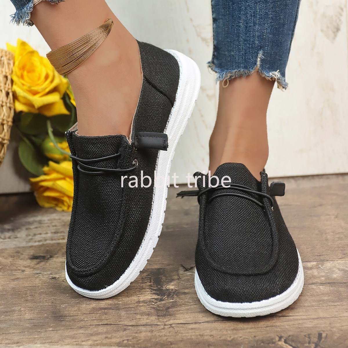 2026 Nieuwe Modieuze Canvas Ca - Loafer Flat Women recensie en prijs