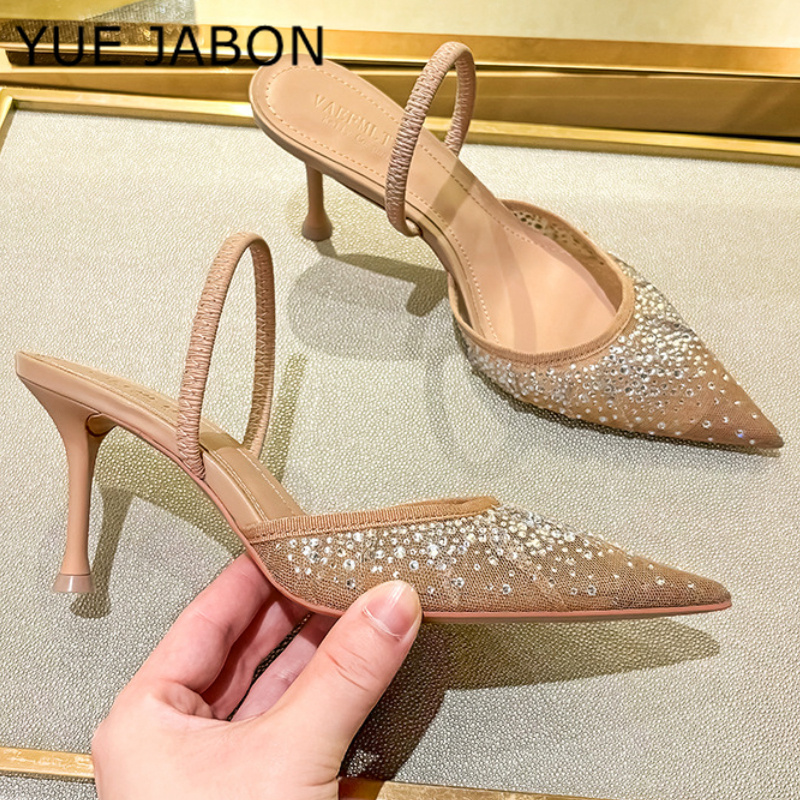 Mesh Strass Hoge Hak Sandalen  - Women Shoes Zara recensie en prijs