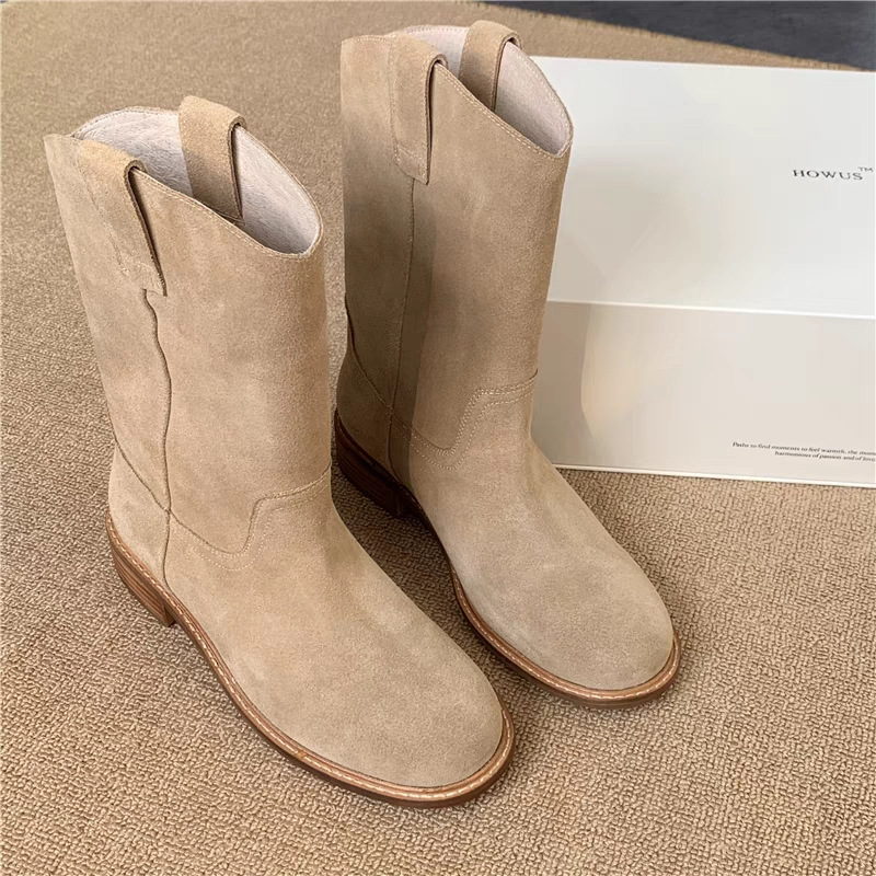 Korte laarzen retro ronde neus - Sock Boot Women recensie en prijs