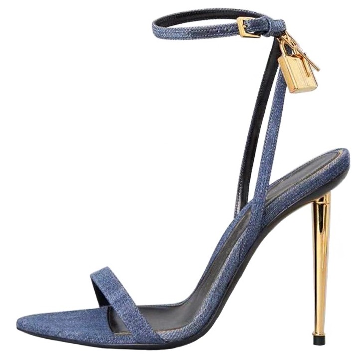 Scherpe Puntige Gouden Slot St - Women Shoes Jeans recensie en prijs