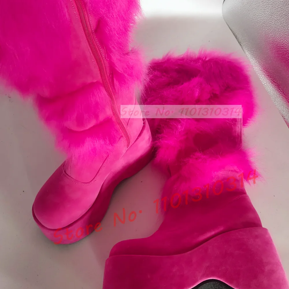 Hete Roze Dikke Zool Harige Kn - Kids Shoes Women recensie en prijs
