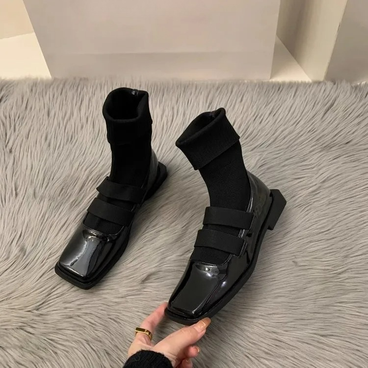 Britse stijl vierkante gebreid - Women Shoes Zara recensie en prijs