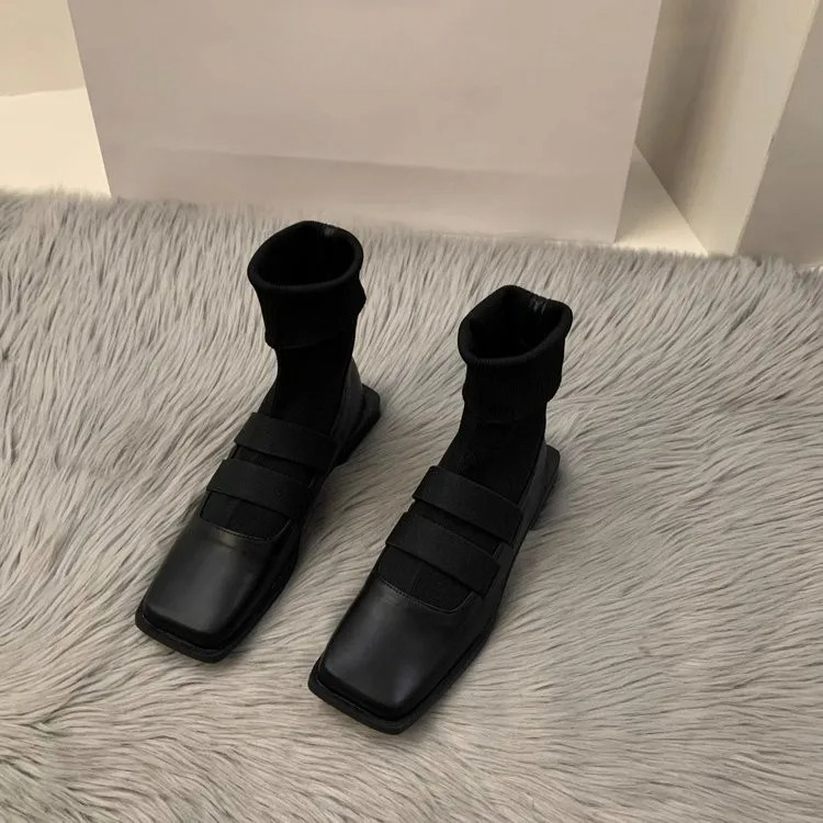 Britse stijl vierkante gebreid - Women Shoes Zara recensie en prijs